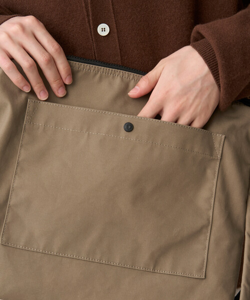 DANTON(ダントン)の「SAINT-HONORE - Canvas Sholder Bag(ショルダーバッグ・レディース・チャコール/アイボリー/ブラック/オレンジ/ブラウン系その他・-)」の13枚目の写真
