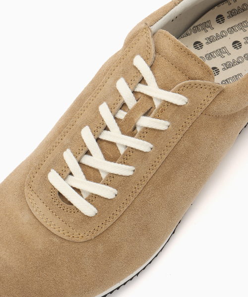 blueover(ブルーオーバー)の「blueover / ブルーオーバー マイキー ベロア(スニーカー・メンズ・ベージュ・25.5cm/27.5cm/26.5cm)」の6枚目の写真