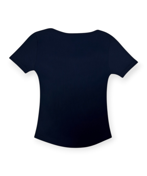 BORN SLIPPY(ボーンスリッピー)の「Crystal Star Square Neck Tee (Navy)(Tシャツ/カットソー・レディース・その他・FREE)」の2枚目の写真