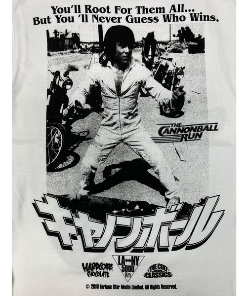ハードコアチョコレート(ハードコアチョコレート)の「キャノンボール ロングスリーブTシャツ(スバルホワイト)(Tシャツ/カットソー・メンズ・ホワイト・X-LARGE/XX-LARGE/LARGE)」の4枚目の写真