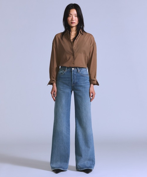Levi's(リーバイス)の「Levi's/リーバイス BLUETAB(TM) ハイライズ フレアジーンズ(デニムパンツ・レディース・インディゴブルー・28inch/27inch/26inch/25inch/24inch/23inch)」の12枚目の写真