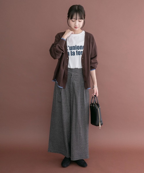 ITEMS URBANRESEARCH（アイテムズ アーバンリサーチ）の「アシメデザインチェックパンツ（その他パンツ・レディース・ブラウン/ブラック・SMALL/MEDIUM）」の5枚目の写真