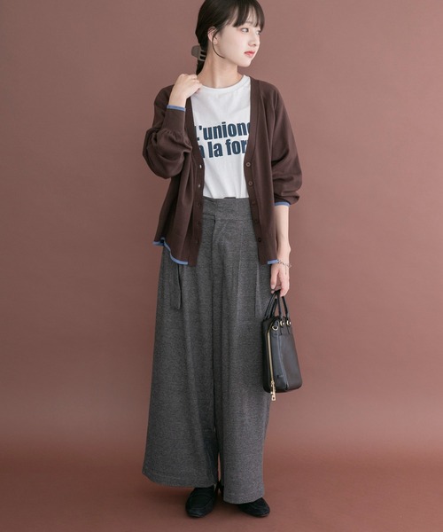 ITEMS URBANRESEARCH（アイテムズ アーバンリサーチ）の「アシメデザインチェックパンツ（その他パンツ・レディース・ブラウン/ブラック・SMALL/MEDIUM）」の6枚目の写真