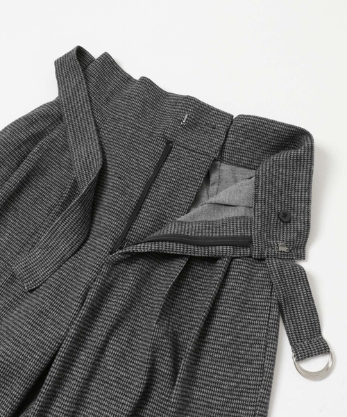 ITEMS URBANRESEARCH（アイテムズ アーバンリサーチ）の「アシメデザインチェックパンツ（その他パンツ・レディース・ブラウン/ブラック・SMALL/MEDIUM）」の16枚目の写真