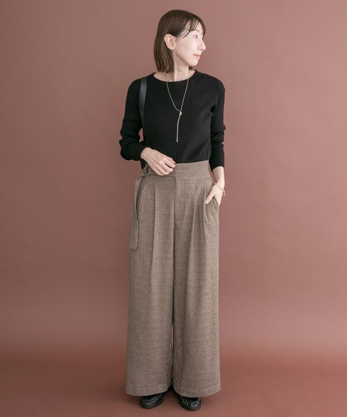 ITEMS URBANRESEARCH（アイテムズ アーバンリサーチ）の「アシメデザインチェックパンツ（その他パンツ・レディース・ブラウン/ブラック・SMALL/MEDIUM）」の11枚目の写真