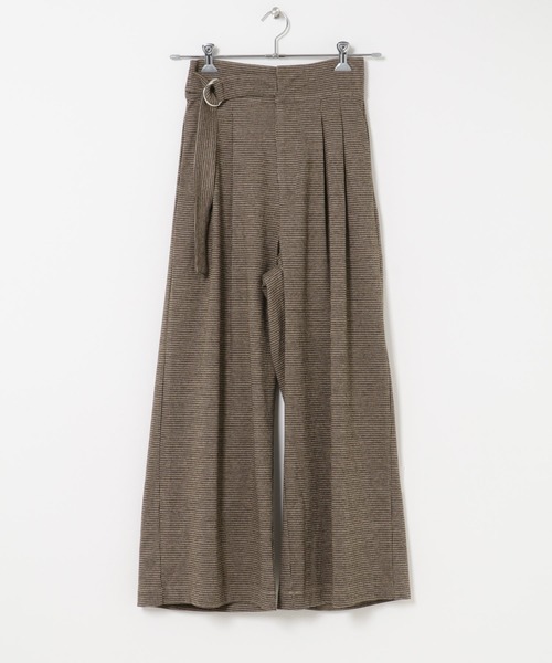 ITEMS URBANRESEARCH（アイテムズ アーバンリサーチ）の「アシメデザインチェックパンツ（その他パンツ・レディース・ブラウン/ブラック・SMALL/MEDIUM）」の13枚目の写真