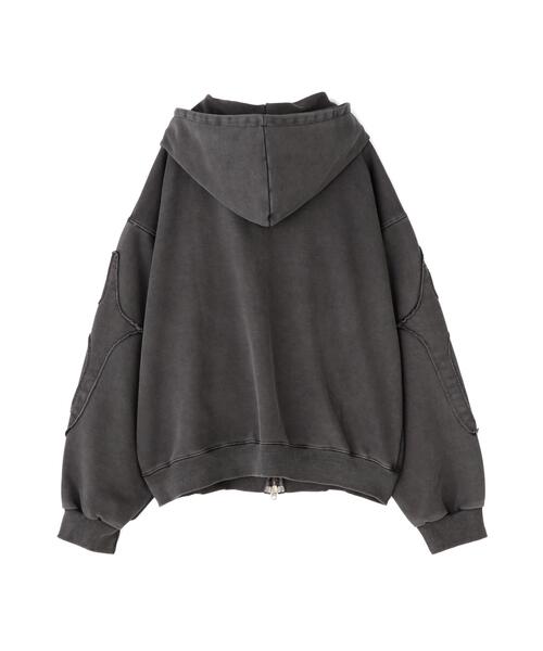 SIS（エスアイエス）の「SIS/エスアイエス/CROSS ZIP HOODIE（パーカー・レディース・チャコールグレー・F）」の2枚目の写真