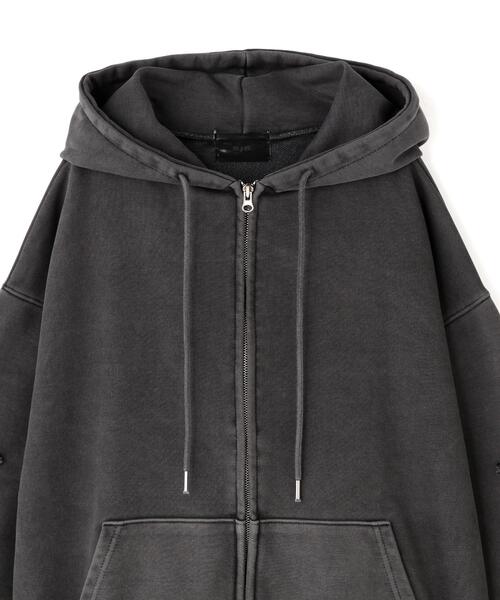 SIS（エスアイエス）の「SIS/エスアイエス/CROSS ZIP HOODIE（パーカー・レディース・チャコールグレー・F）」の3枚目の写真