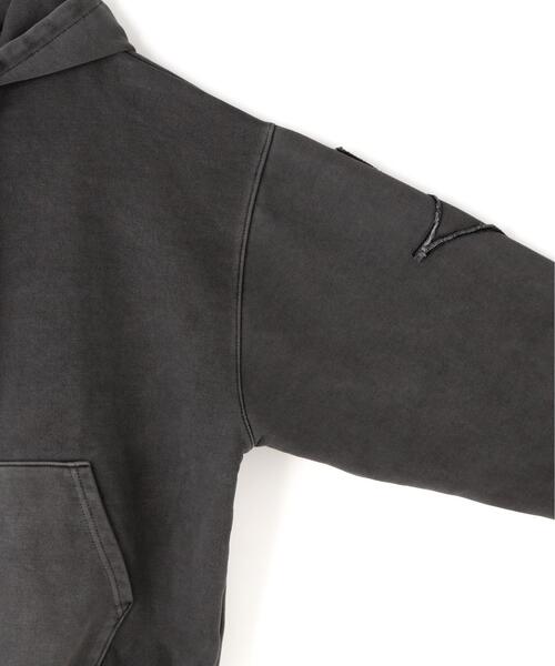 SIS（エスアイエス）の「SIS/エスアイエス/CROSS ZIP HOODIE（パーカー・レディース・チャコールグレー・F）」の4枚目の写真