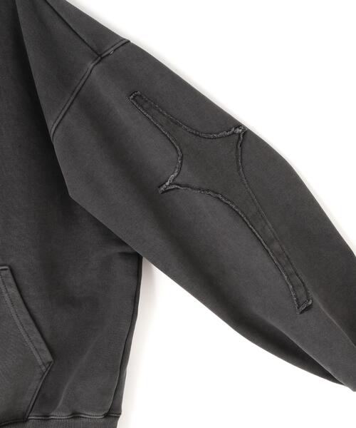 SIS（エスアイエス）の「SIS/エスアイエス/CROSS ZIP HOODIE（パーカー・レディース・チャコールグレー・F）」の5枚目の写真