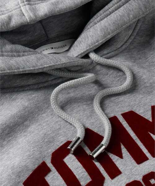TOMMY HILFIGER(トミーヒルフィガー)の「バーシティフロッキーリラックスパーカー(スウェット・レディース・ネイビー/グレー・X-SMALL/SMALL)」の11枚目の写真