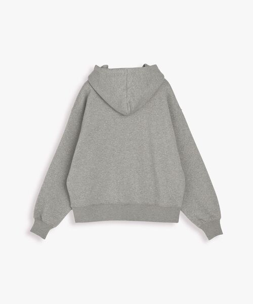 TOMMY HILFIGER(トミーヒルフィガー)の「バーシティフロッキーリラックスパーカー(スウェット・レディース・ネイビー/グレー・X-SMALL/SMALL)」の13枚目の写真