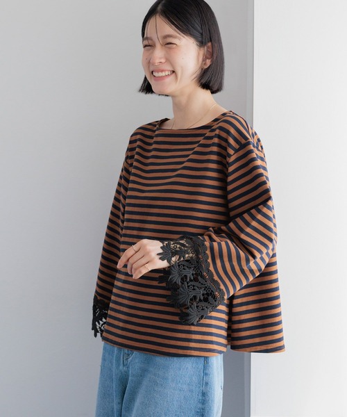 studio CLIP(スタディオクリップ)の「【WEB限定】ワイドレースプルオーバー(Tシャツ/カットソー・レディース・その他9/その他7/その他8・FREE)」の4枚目の写真