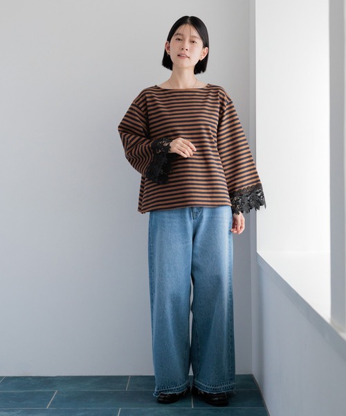 studio CLIP(スタディオクリップ)の「【WEB限定】ワイドレースプルオーバー(Tシャツ/カットソー・レディース・その他9/その他7/その他8・FREE)」の6枚目の写真