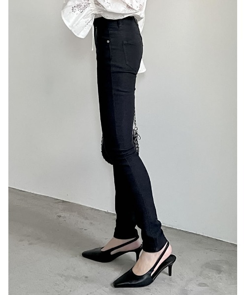 Re:EDIT（リエディ）の「[販売枚数109万枚!][小さい/大きいサイズ有]ストレッチスキニーデニムパンツ（デニムパンツ・レディース・ネイビー/ブルー/ブラック/ライトブルー/ダークブラック/グレー・XXX-LARGE/XX-LARGE/XX-SMALL/SMALL/LARGE/X-SMALL/X-LARGE/MEDIUM）」の10枚目の写真