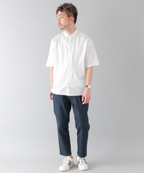 URBAN RESEARCH（アーバンリサーチ）の「UR LYCRA STRETCH LOOSE SHIRTS（シャツ/ブラウス・メンズ・ベージュ/グレー/ブラック/ホワイト・MEDIUM/LARGE）」の15枚目の写真
