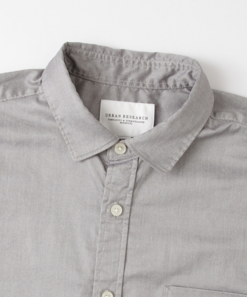URBAN RESEARCH（アーバンリサーチ）の「UR LYCRA STRETCH LOOSE SHIRTS（シャツ/ブラウス・メンズ・ベージュ/グレー/ブラック/ホワイト・MEDIUM/LARGE）」の8枚目の写真