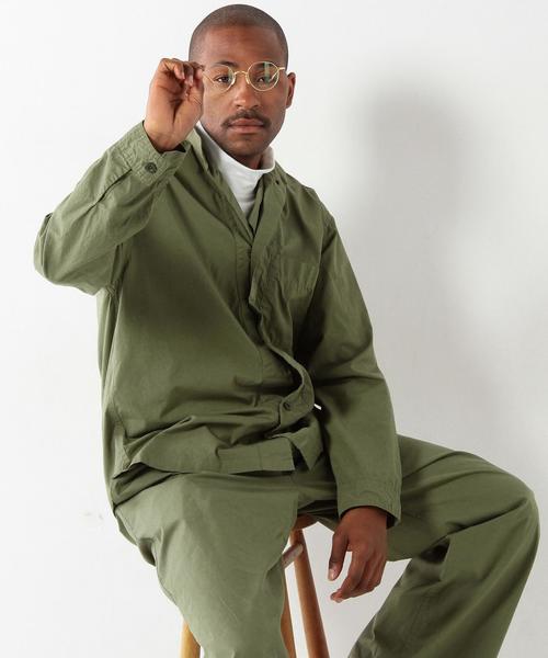 UNITED ARROWS（ユナイテッドアローズ）の「UAS コットン ミリタリー シャツ アウター◆（ミリタリージャケット・メンズ・オリーブ・SMALL/MEDIUM/LARGE）」の4枚目の写真