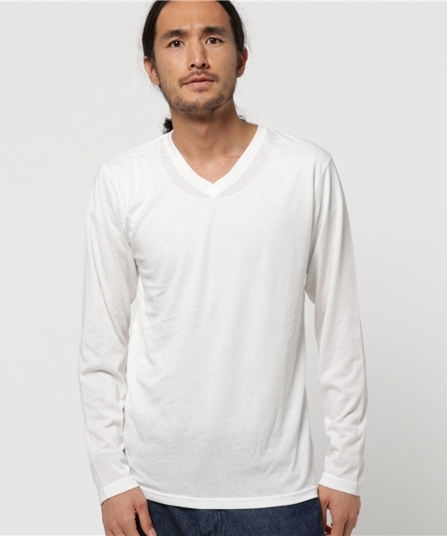 VENCEEXCHANGE(ヴァンスエクスチェンジ)の「シルフポイントVネックアンサンブル (ニット/セーター・メンズ・ネイビー/ブラック/グレー/ブラウン・SMALL/MEDIUM/LARGE)」の10枚目の写真