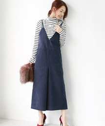 REAL CUBE | REAL CUBE ピーチスエードキャミオールインワン(つなぎ/オールインワン)