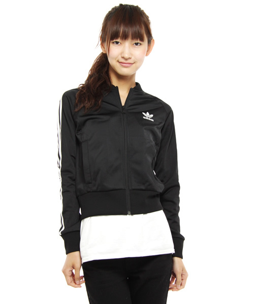 adidas Originals（アディダスオリジナルス）の「SUPER GIRL TT（ジャージ・レディース・ホワイト/ブラック・SMALL/MEDIUM/LARGE）」の5枚目の写真