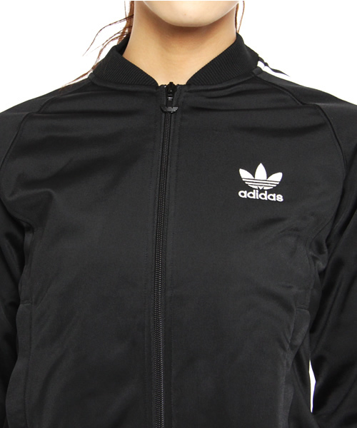 adidas Originals（アディダスオリジナルス）の「SUPER GIRL TT（ジャージ・レディース・ホワイト/ブラック・SMALL/MEDIUM/LARGE）」の6枚目の写真