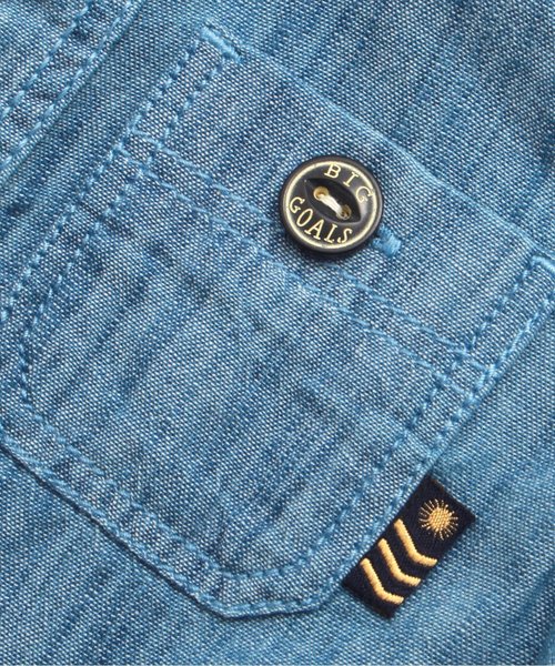 F.O.KIDS(エフオーキッズ)の「インディゴシャツ(シャツ/ブラウス・キッズ・チェック/その他/ドット/サックスブルー/レインボー/ストライプ・80/110/130/90/95/140/100/120)」の14枚目の写真