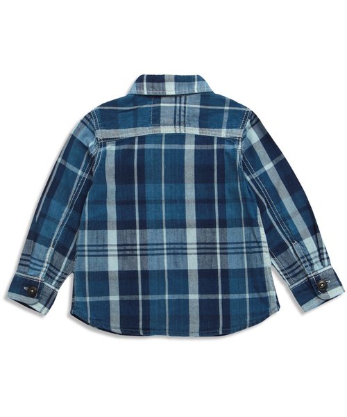 F.O.KIDS(エフオーキッズ)の「インディゴシャツ(シャツ/ブラウス・キッズ・チェック/その他/ドット/サックスブルー/レインボー/ストライプ・80/110/130/90/95/140/100/120)」の17枚目の写真