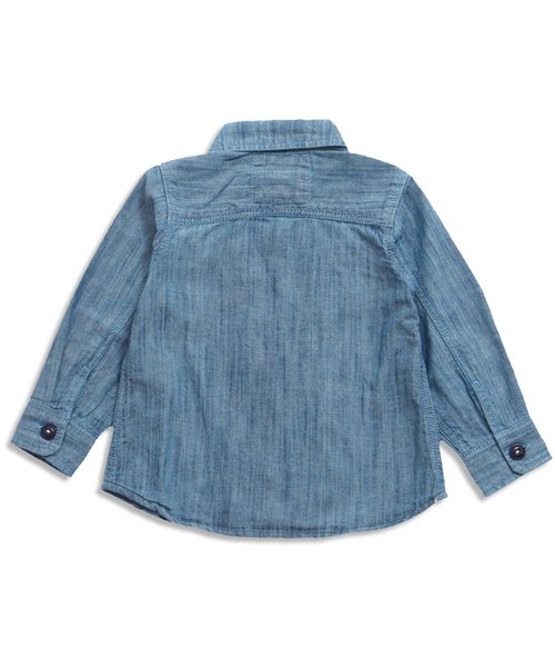 F.O.KIDS(エフオーキッズ)の「インディゴシャツ(シャツ/ブラウス・キッズ・チェック/その他/ドット/サックスブルー/レインボー/ストライプ・80/110/130/90/95/140/100/120)」の9枚目の写真