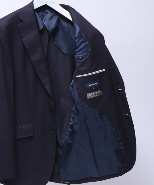 ABAHOUSE（アバハウス）の「【NEW ZEALAND WOOL】ウールツイルジャケット（テーラードジャケット・メンズ・ネイビー/ブラック/グレー・3/5/1/2/4）」の10枚目の写真