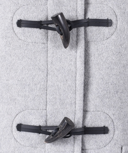 LONDON TRADITION（ロンドントラディション）の「LONDON TRADITION（ロンドン トラディション）: ロング ダッフル ◇（ダッフルコート・レディース・ライトグレー/ネイビー・SMALL/MEDIUM）」の12枚目の写真