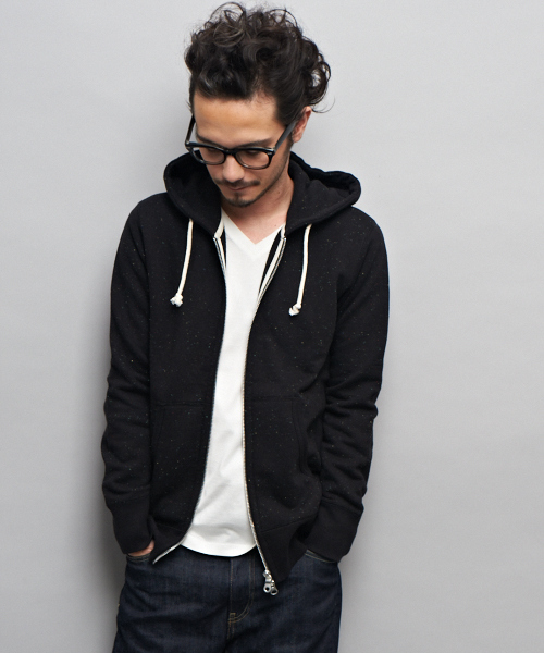 green label relaxing（グリーンレーベルリラクシング）の「★★NEP/URAKE ジップパーカー（パーカー・メンズ・ブラック/グレー・SMALL/LARGE/X-LARGE/MEDIUM）」の2枚目の写真