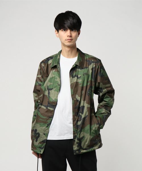 nike sb coach jacket camo
