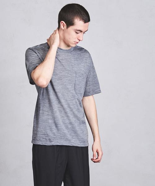BATONER（バトナー）の「＜BATONER(バトナー)＞ WOOL CREW TEE（T 