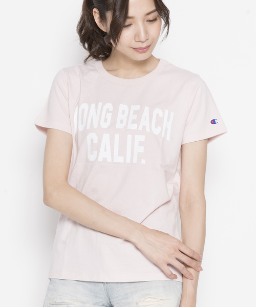 Champion(チャンピオン)の「【Champion 】18SS 選べる5カラークルーネックTシャツ【春夏新作】(Tシャツ/カットソー・レディース・グレー/ピンク/ホワイト/ブラック/ネイビー・L/M)」の5枚目の写真