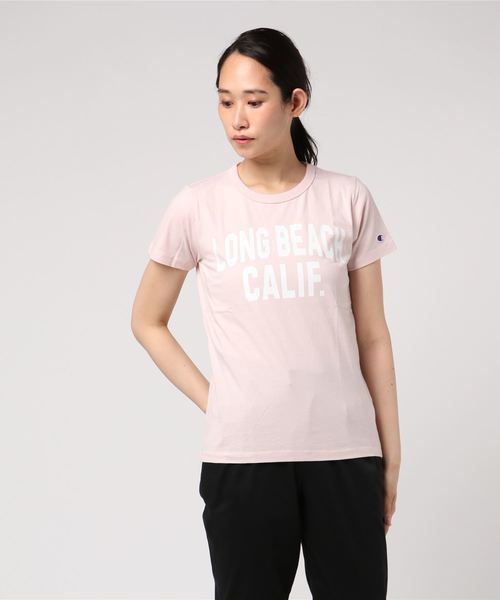 Champion(チャンピオン)の「【Champion 】18SS 選べる5カラークルーネックTシャツ【春夏新作】(Tシャツ/カットソー・レディース・グレー/ピンク/ホワイト/ブラック/ネイビー・L/M)」の10枚目の写真