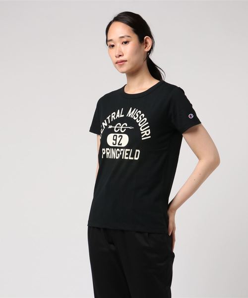 Champion(チャンピオン)の「【Champion 】18SS 選べる5カラークルーネックTシャツ【春夏新作】(Tシャツ/カットソー・レディース・グレー/ピンク/ホワイト/ブラック/ネイビー・L/M)」の11枚目の写真
