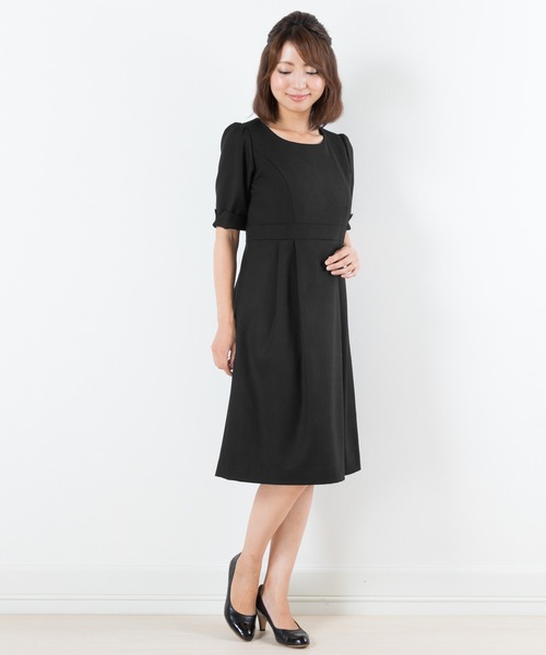 SweetMommy（スウィートマミー）の「メリノウール フォーマル マタニティワンピース [産前産後] [日本製]（マタニティウェア/グッズ・レディース・ブラック/ネイビー・LL/S/M/L）」の11枚目の写真