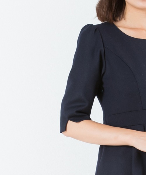 SweetMommy（スウィートマミー）の「メリノウール フォーマル マタニティワンピース [産前産後] [日本製]（マタニティウェア/グッズ・レディース・ブラック/ネイビー・LL/S/M/L）」の14枚目の写真