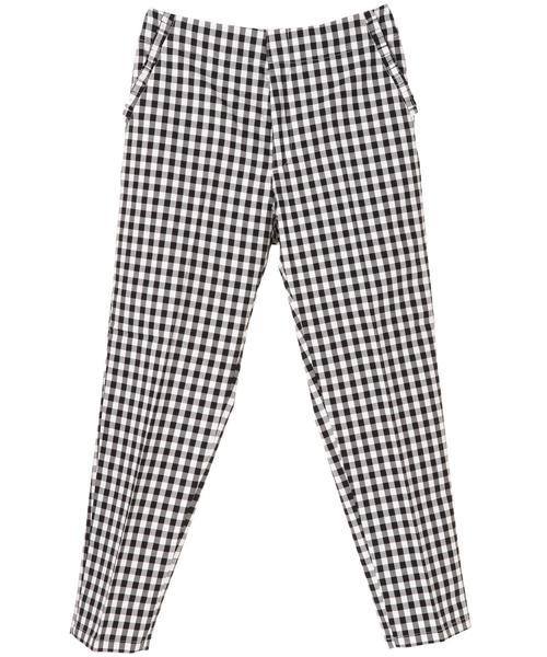 AMERICAN HOLIC（アメリカンホリック）の「・ギンガムポケットフリルテーパードパンツ（その他パンツ・レディース・その他5・M/S/L）」の2枚目の写真