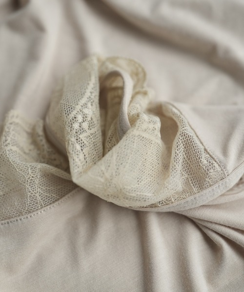 SAISON DE PAPILLON（セゾンドパピヨン）の「レースインナータンクトップ（タンクトップ・レディース・ホワイト/ブラック/ベージュ/ピンク/ブルー・フリー）」の16枚目の写真