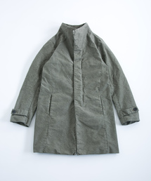 スタンドカラーコート -　硫化染めモールスキン　-