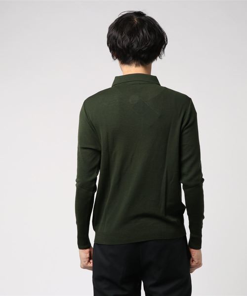 Letroyes(ルトロワ)の「Letroyes: ロングスリーブ ポロシャツ(ポロシャツ・メンズ・セージグリーン・M/L)」の3枚目の写真
