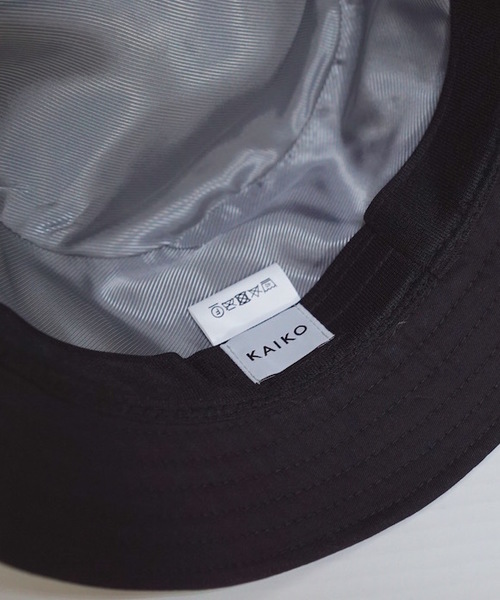 KAIKO（カイコー）の「KAIKO TRENCH BUCKET HAT（ハット・メンズ・ベージュ/ブラック・FREE）」の5枚目の写真