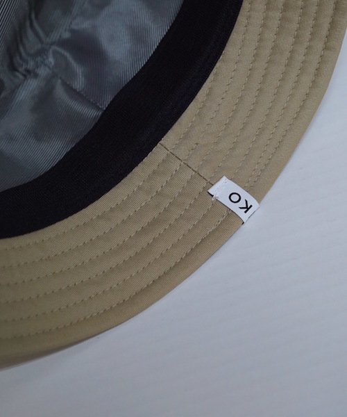 KAIKO（カイコー）の「KAIKO TRENCH BUCKET HAT（ハット・メンズ・ベージュ/ブラック・FREE）」の12枚目の写真