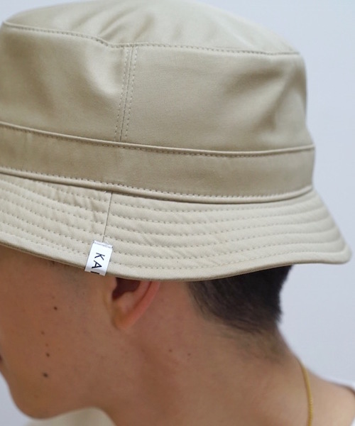 KAIKO（カイコー）の「KAIKO TRENCH BUCKET HAT（ハット・メンズ・ベージュ/ブラック・FREE）」の14枚目の写真