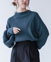 n'OrLABEL | 『パフスリーブデザインリブニット』(ニット/セーター)