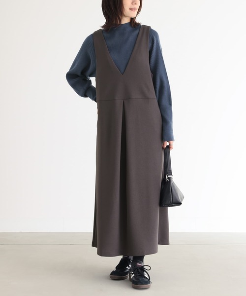 n'OrLABEL(ノアールレーベル)の「『パフスリーブデザインリブニット』(ニット/セーター・レディース・チャコールグレー/ブラック/レッド/アイボリー/ダークグリーン/ピンクベージュ/ブルー・FREE)」の21枚目の写真