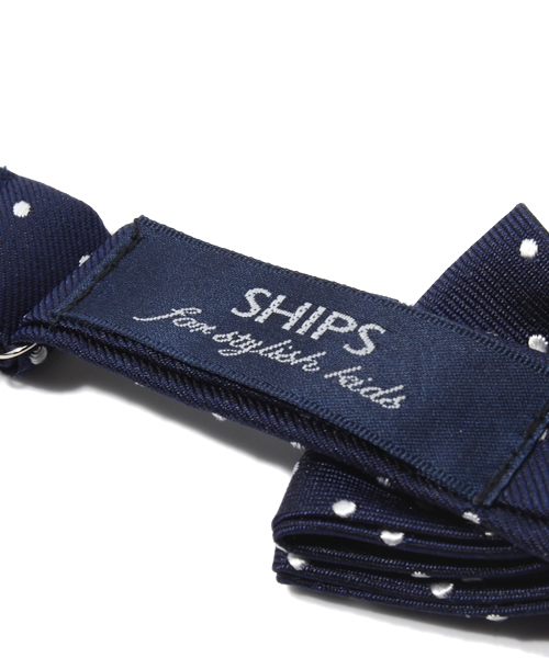 SHIPS(シップス)の「SHIPS KIDS:ドット 蝶ネクタイ(蝶ネクタイ・キッズ・ネイビー・ONE SIZE)」の3枚目の写真