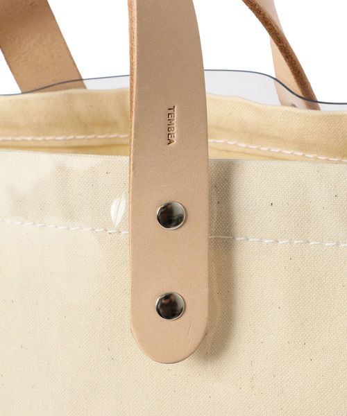 TEMBEA（テンベア）の「TEMBEA:PVC DELIVERY TOTE M◇（トートバッグ・レディース・パープル/オフホワイト・ONE SIZE）」の11枚目の写真